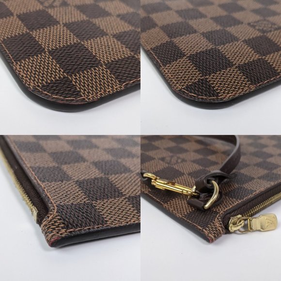 SOLD Louis Vuitton Damier Ebene Neverfull Pouch - Picture 4 of 7